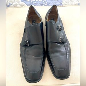 Men’s Black Leather Dress Shoe Size 12 - Marco Vittorio